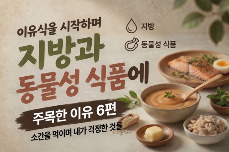 소간을 먹이며 내가 걱정한 것들 고기와 지방 이유식 6편 대표 이미지
